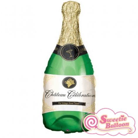 026635049498 Champagne Bottle SuperShape 14 x 36