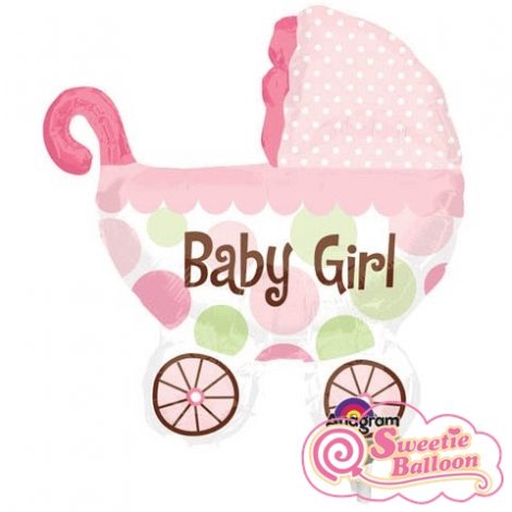 18072 Baby Buggy Girl - Mini Shape