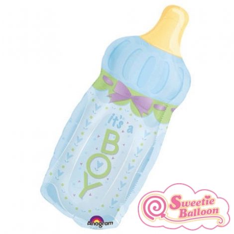 026635142540 It's A Boy Baby Bottle SuperShape 13 x 31