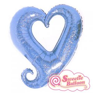 BLTK00002 Chain of Hearts - Blue Holographic 37