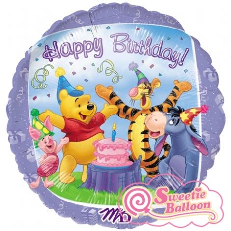 09299-01_z Pooh And Friends Birthday Foil Balloons