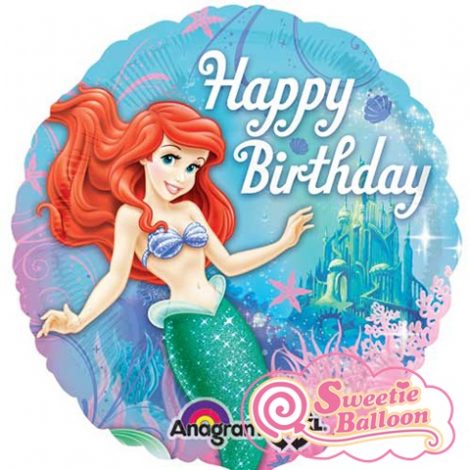26411-01_z Little Mermaid Birthday Foil Balloons