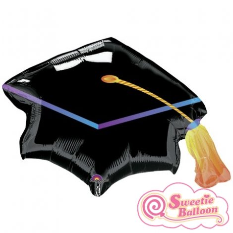 111205 Black Graduation Cap