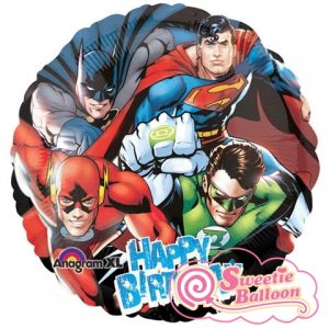 21228 18 Inch Justice League Happy Birthday