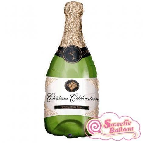 07717 Champagne Bottle Mini Shape