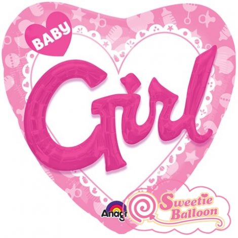 026635309219 Celebrate Baby Girl Multi-Balloon 32 x 32
