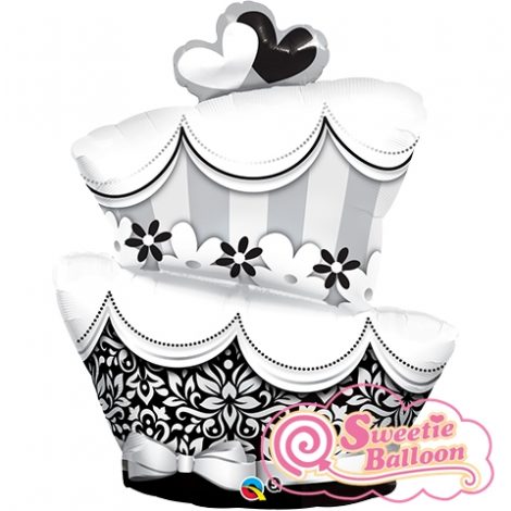 071444170932 Fun & Fabulous Wedding Cake Helium Shape 41