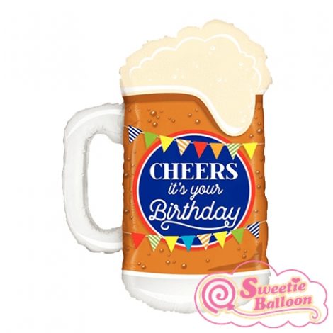 030625355629 Clear Birthday Beer Mug 36