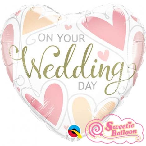 071444573238 On Your Wedding Day Hearts 18